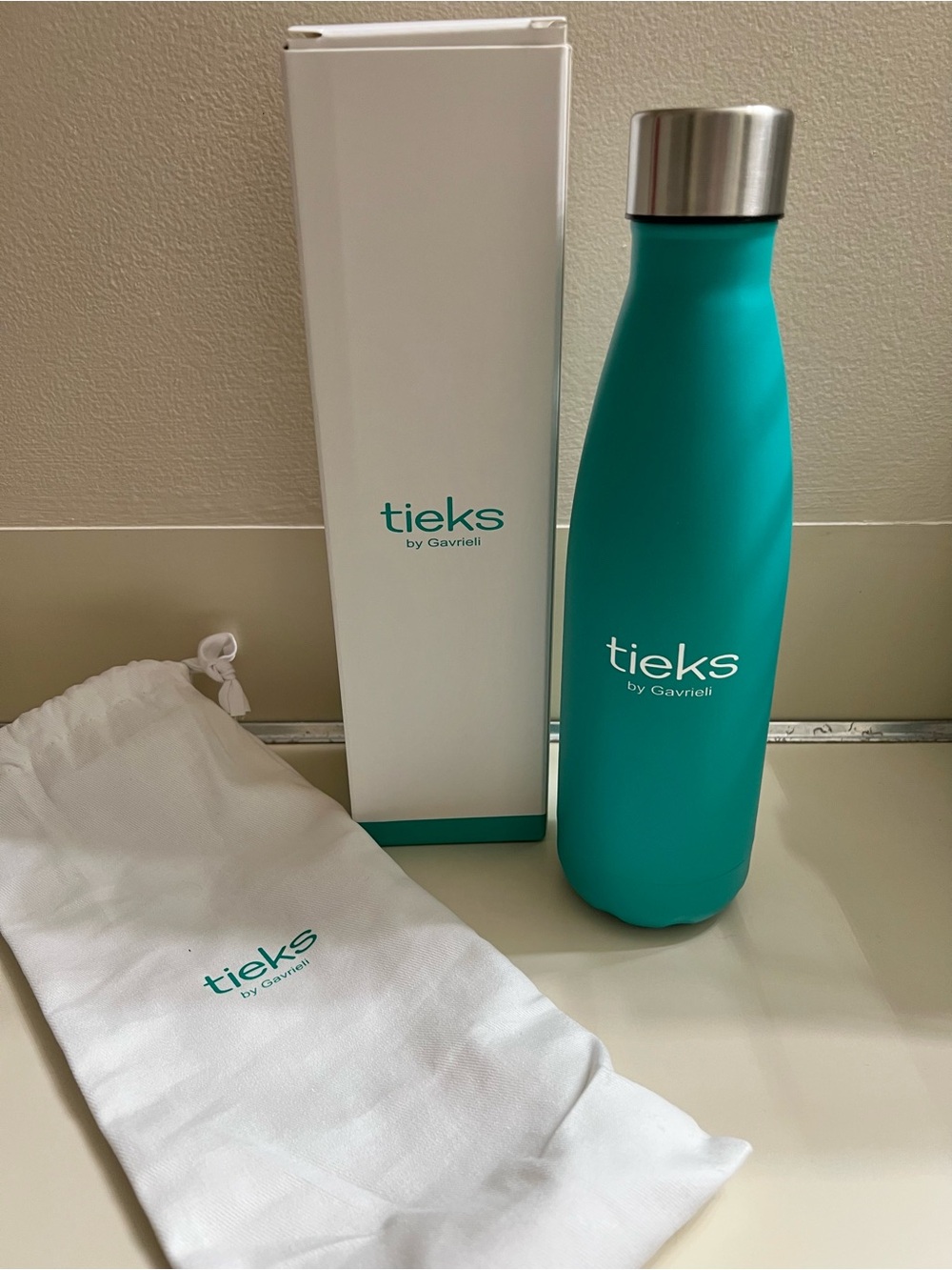 Exclusive Tieks Insulated Water Bottle from advent calendar